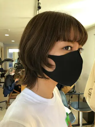 ミディアム カラー NOUN所属・eri kinjoのヘアスタイル