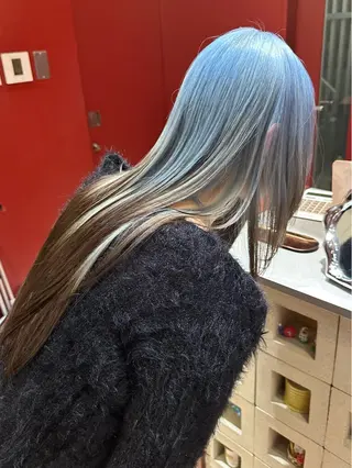 ロング カラー cope'u ROWEN所属・ウルフ/レイヤー/ 渋谷🔮Yudaiのヘアスタイル