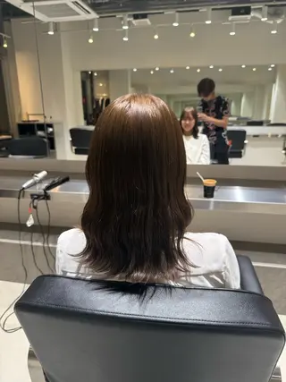 セミロング カラー🌈／ 髪質改善✨／凜太郎のヘアスタイル