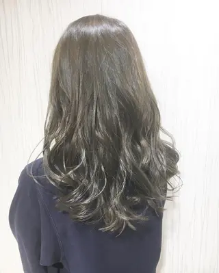 ミディアム セミロング ロング カラー パーマ ヘアアレンジ ✨艶髪✨透明感✨ 山内大樹のヘアスタイル