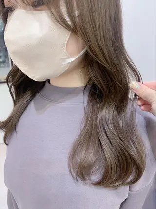 セミロング SALOWIN 銀座一丁目店所属・髪質改善/縮毛矯正 🎀小林 唯 🎀のヘアスタイル