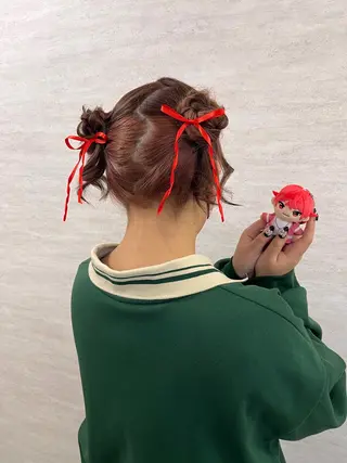 ヘアアレンジ 鈴木 芽香のマツエク・マツパデザイン