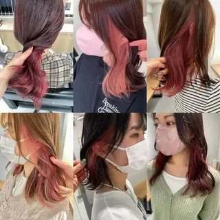 ロング カラー GO TODAY SHARE SALON 原宿本店所属・ブリーチ/ハイトーン 艶カラー/ユリナのヘアスタイル