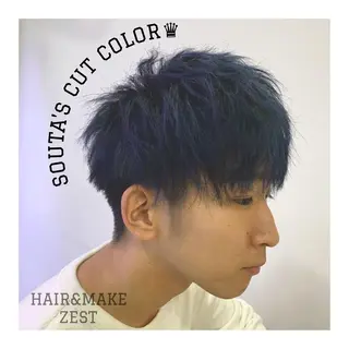 カラー ヘアアレンジ メンズ ange☞ soutaのヘアスタイル