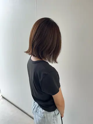 ミディアム 松本 茜のヘアスタイル