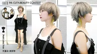 ショート graxi'    グラシー所属・ブリーチ/ハイトーン SERINAのヘアスタイル