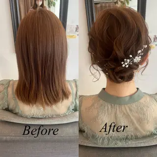 ヘアアレンジ 大人可愛いヘアメイク 💋🧚‍♀️しずかのヘアスタイル