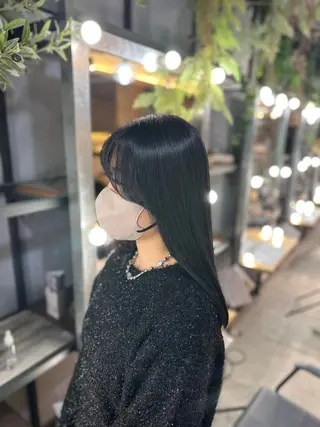 ロング カラー 溜 一太のヘアスタイル