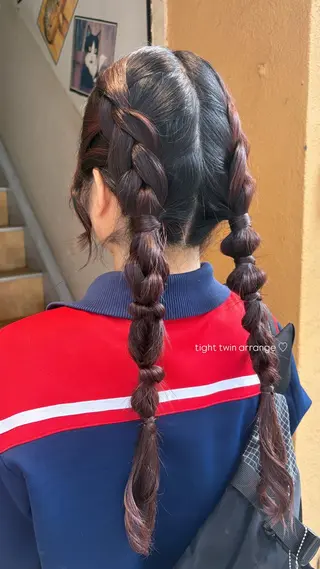 ミディアム DOLL hair所属・なぎさ 心斎橋美容室のヘアスタイル