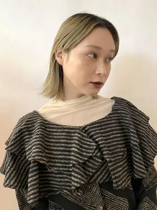 ミディアム 🌼U24 ヘアデザインラボのヘアスタイル