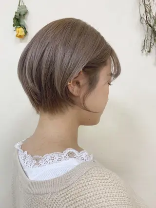 ショート カラー 初めてのショート お任せください✂️のヘアスタイル