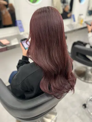 セミロング カラー ヘアアレンジ 愛されカラー🩷 はるなのヘアスタイル