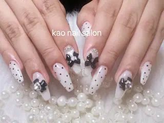 ネイル kao nail マグネット/長さだしのネイルデザイン