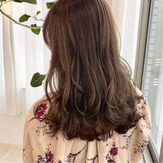 セミロング カラー お洒落パーマ/ 艶カラー/michiのヘアスタイル