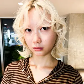 ミディアム カラー myu 🐈⬛のヘアスタイル