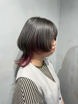 ミディアム 🐺立川のウルフ屋 さん🐺おかみ🐺のヘアスタイル