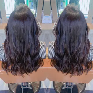 ロング カラー 韓国🇰🇷 ✂︎hair 内田愛のヘアスタイル