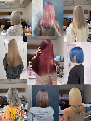 ミディアム NeiRo　錦糸町所属・ブリーチ/髪質改善/ アフロ美容師しゅんのヘアスタイル