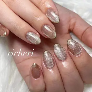 ミディアム ネイル richeri beautyのネイルデザイン