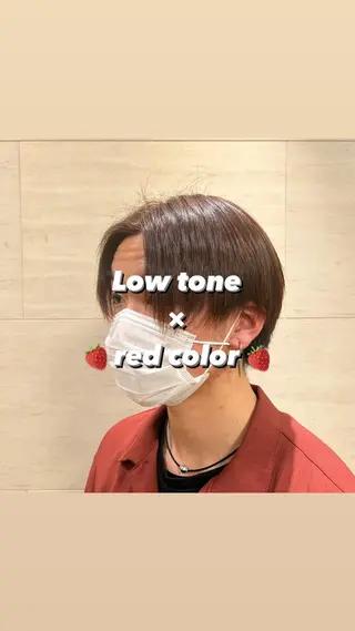 ショート カラー メンズ 茅ヶ崎パーマ特化/ スパイラル/ハルキのヘアスタイル