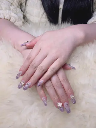 ロング 💜MIYA nail川崎店のネイルデザイン