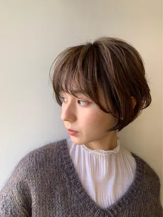 ショート ボブ/美髪矯正 /佐藤　奈巳のヘアスタイル