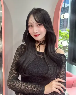 ロング 透明感カラー♡ 渋谷美容室￤Rinaのヘアスタイル