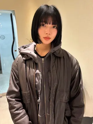 ミディアム yiye 青山所属・無料カットモデル募集 🌱ひょうがのヘアスタイル