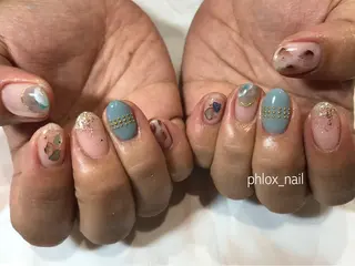 ネイル s/w ＿shokoのネイルデザイン