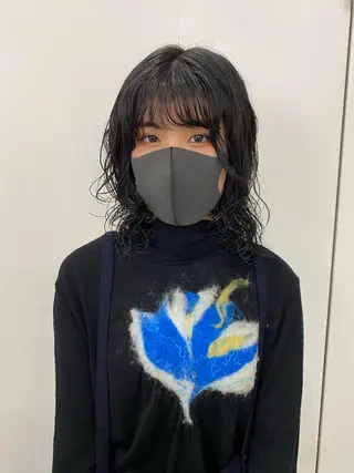 ミディアム カラー yiye 青山所属・無料カットモデル募集 🌱ひょうがのヘアスタイル