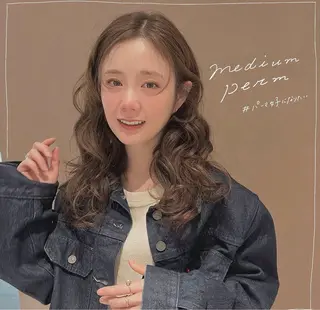 ロング カラー パーマ Un ami  shibuya所属・MON/ショート ／パーマのヘアスタイル