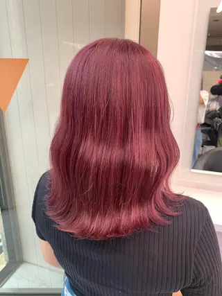 セミロング カラー ヘアアレンジ neon hair所属・🩵 JURI🩵のヘアスタイル