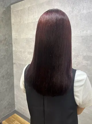 ロング カラー 中園 紫音のヘアスタイル