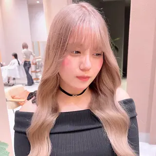 ロング カラー レイヤー/ブリーチ /暖色/ゆきなのヘアスタイル