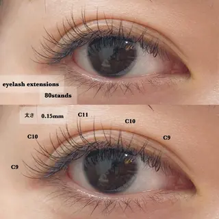 マツエク・マツパ mil❤︎ Kahoのマツエク・マツパデザイン