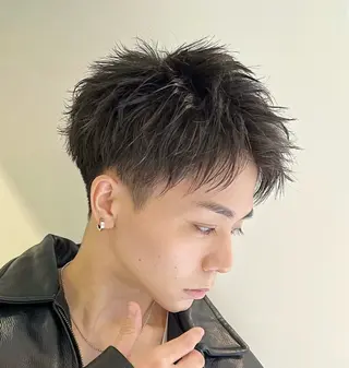 ショート メンズ synergy  men's hair所属・【短髪メンズパーマ】 松下泰河のヘアスタイル