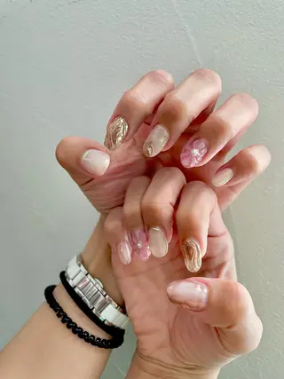 ネイル 甲府市徳行 🧸prunelleのネイルデザイン