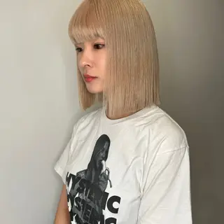 ミディアム カラー land所属・透明感カラー/レイヤ ー🌙Honokaのヘアスタイル