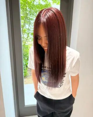 カラー fab.所属・檜 果歩のヘアスタイル