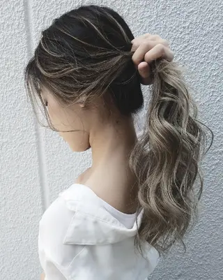 ロング noa.所属・今中 小百合のヘアスタイル