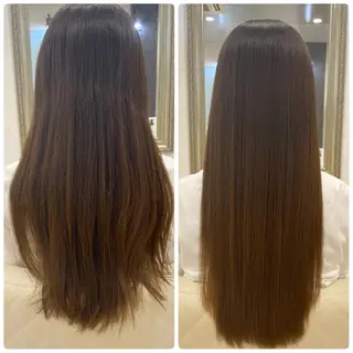 ロング ツバサ 髪質改善のヘアスタイル