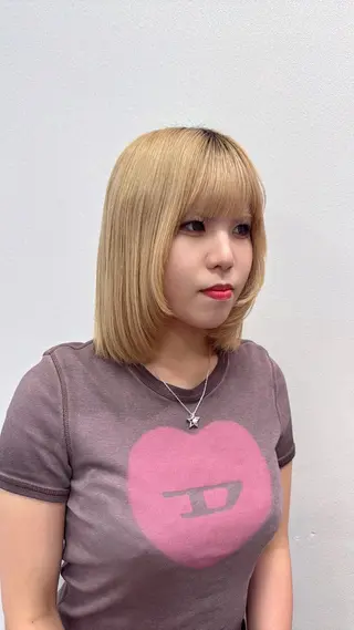 ミディアム crece💫 kurumiのヘアスタイル