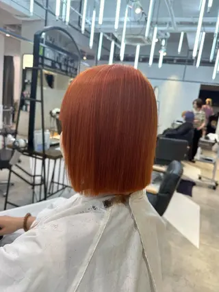 ショート カラー ヘアアレンジ ハイトーン特化 pepe🎀のヘアスタイル