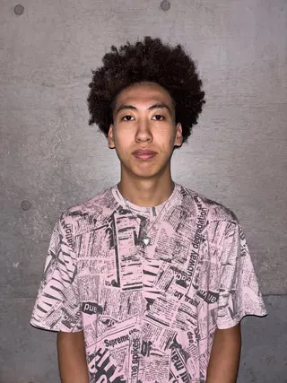 セミロング メンズ メンズスタイリスト リュウジのヘアスタイル