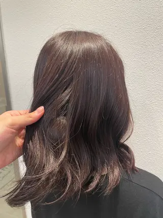 ミディアム カラー Uil所属・ながこ /透明感カラーのヘアスタイル