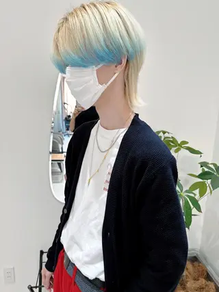 ミディアム カラー ヘアアレンジ メンズ メンズZina代表 田端 麗治のヘアスタイル