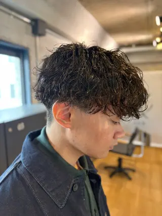 ショート パーマ メンズ ✂︎メンズ特化✂︎ 竹内貴則のヘアスタイル