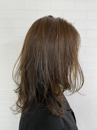 ロング カラー パーマ 🎁無料カットカラー 📷撮影モデル募集✨のヘアスタイル