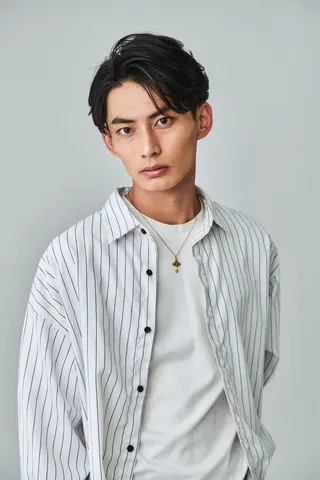 ショート パーマ メンズ 池袋センターパート No.1 裕大のヘアスタイル