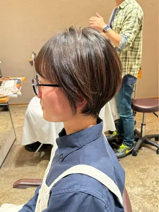 ショート カラー パーマ ヘアアレンジ RINA 🦋🫧のヘアスタイル